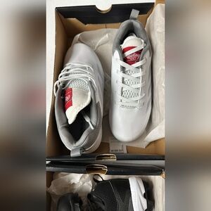 Rawlings soccer/ football cleated shoe for kids, open box